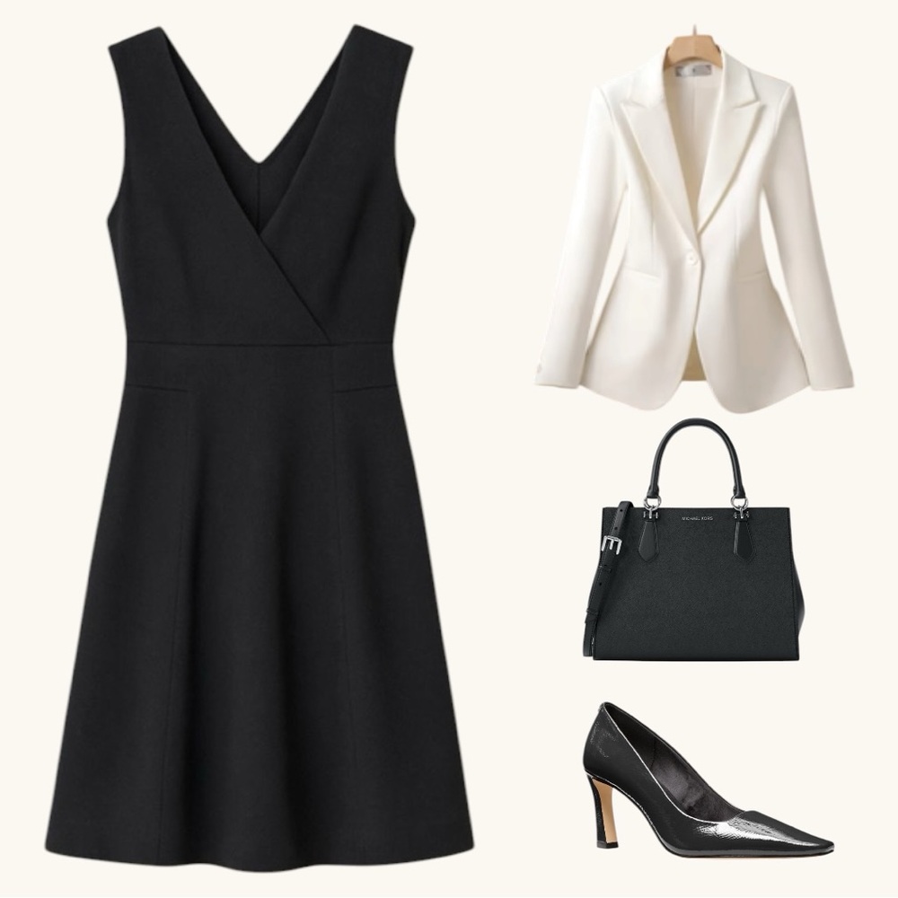 ✨ Marc by Marc Jacobs | Willis Black Knit Dress | Size S | Chic Luxe